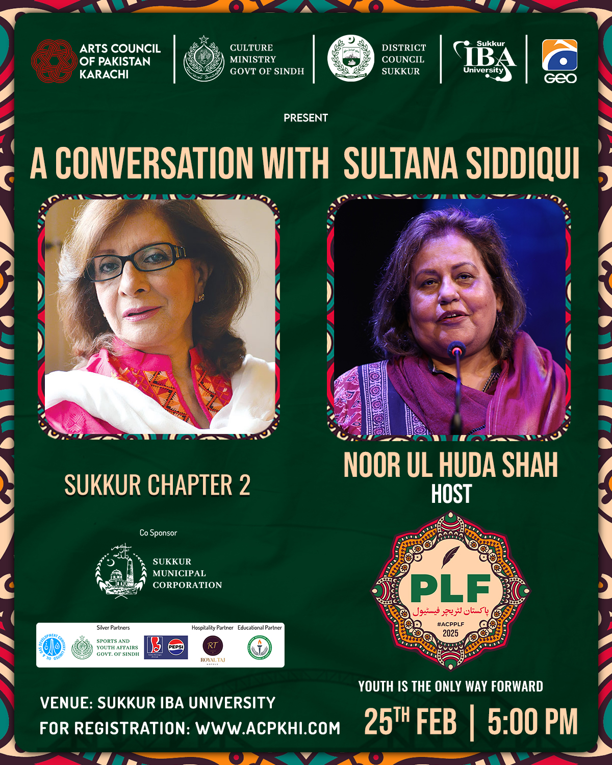 A Conversation with Sultana Siddique