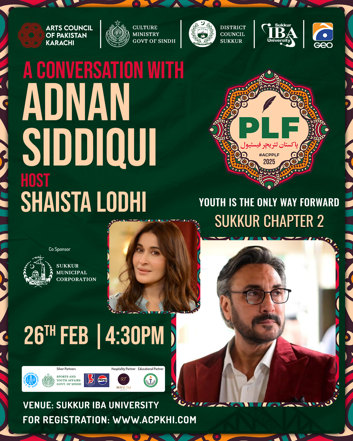 Conversation with Adnan Siddiqui