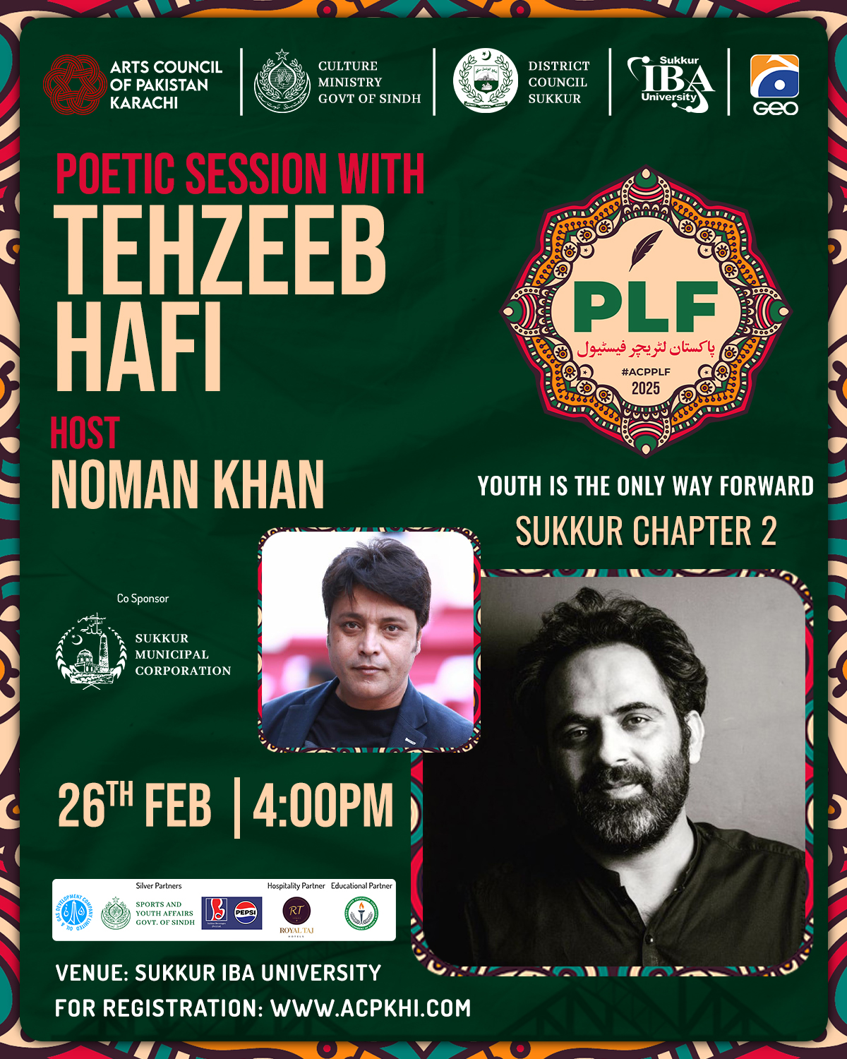 Poetic Session with Tehzeeb hafi